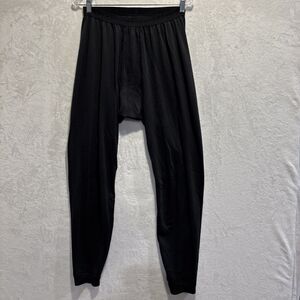 Patagonia Capilene Vintage Base Layer Pants Men's Size Large Black Made In USA
